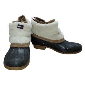 Tommy Hilfiger TWROANA Womens Sherpa Lined Duck Boots Size 7